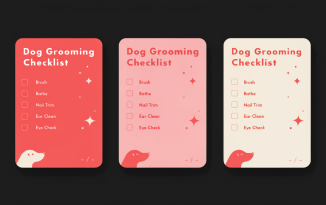 dog grooming checklist
