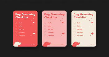 dog grooming checklist